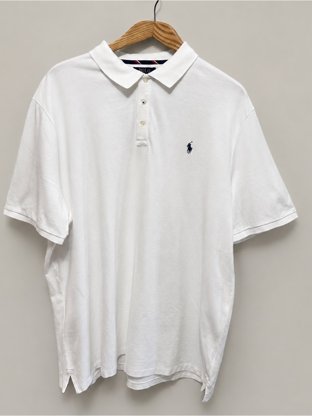 NWT Polo Ralph Lauren Classic Fit White Polo Shirt Men’s XXL Classic 100% Cotton - Picture 1 of 12